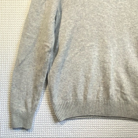 Telluride Clothing 80% Lambswool Henley Sweater Gray Soft; Men’s Size X-Large - Picture 7 of 10
